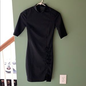 All black fashion nova dress